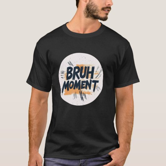 大人と子供のための鮮やかなBruhモーメントコスチューム Tシャツ (正面)