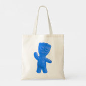 大人と若者のために青い酸っぱいキャンディパッチ トートバッグ (裏面)