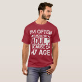 大人と間違えられる Tシャツ (正面フル)
