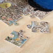 大人と10代のための鳥と動物パズル ジグソーパズル (側面)