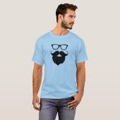 大人になったおもしろひげ男 Tシャツ (正面フル)