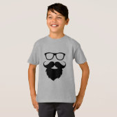大人になったおもしろひげ男 Tシャツ (正面フル)