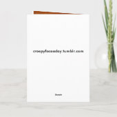 「大人になってようこそ」 誕生日カード カード (裏面)