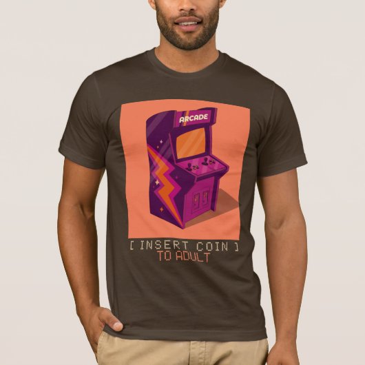 大人になるためにコインを入れて Tシャツ (正面)