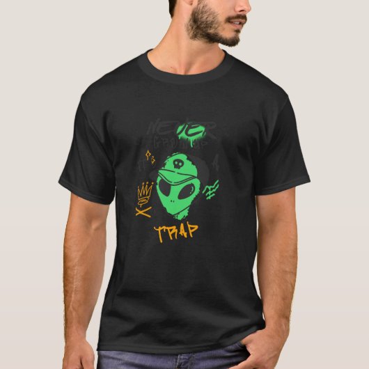 大人になるな それは罠 - 笑えるエイリアングラフィティG Tシャツ (正面)
