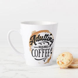 大人になるにはコーヒーが必要 - コーヒーLOVE カフェラテマグ