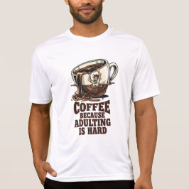 大人になるのが大変な人のためのコーヒーハモア Tシャツ