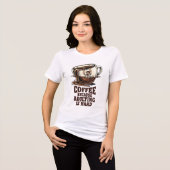 大人になるのが大変な人へのコーヒー愛 トライブレンドＴシャツ (正面全面)