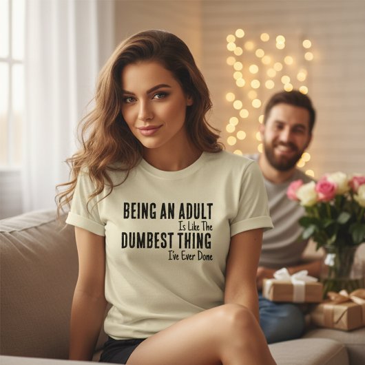大人になるのが嫌な人への面白い大人Tシャツ B Tシャツ