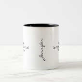 大人になるのは難しい コーヒーマグ ツートーンマグカップ (中央)