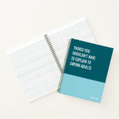 大人には説明しなくていいおもしろい ノートブック (内部)