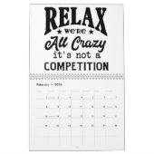 大人に巧みに変装する カレンダー (2月 2026)