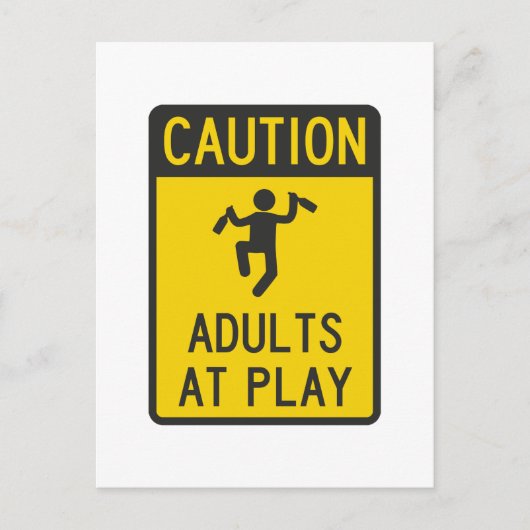 大人に注意遊 ポストカード (正面)