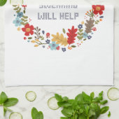 大人のおもしろいユーモア感謝不敬なホリデイ キッチンタオル (折り畳み)