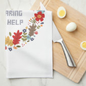 大人のおもしろいユーモア感謝不敬なホリデイ キッチンタオル (四つ折り)