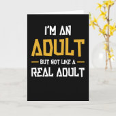 大人のおもしろい引用文 カード (黄色い花)