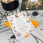 大人のためのハロウィーンの衣装パーティの招待状 招待状