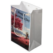 大人のためのロマンチックなバレンタインデー1 ミディアムペーパーバッグ (正面アングル)