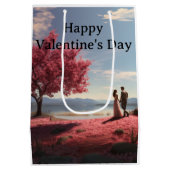 大人のためのロマンチックなバレンタインデー1 ミディアムペーパーバッグ (裏面)