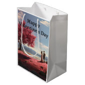 大人のためのロマンチックなバレンタインデー1 ミディアムペーパーバッグ (裏面アングル)