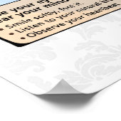 大人のための瞑想芸術 ポスター (角)