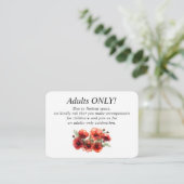 大人のみ結婚の緋色の花弁セレナーデ エンクロージャーカード (スタンド正面)