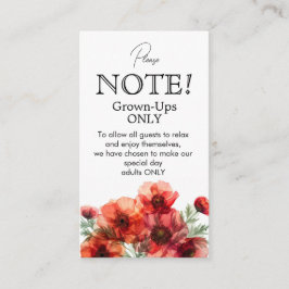 大人のみ緋色の花弁セレナーデ エンクロージャーカード