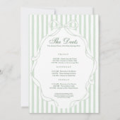 大人のゆるい独身最後の夜会 招待状 (裏面)