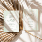 大人のゆるい独身最後の夜会 招待状