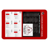 大人のカオス – Summer 2012 B Leagueスケジュールマグネット マグネット (横)