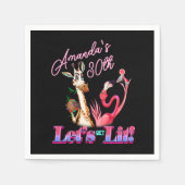 大人のカクテルを誕生日 スタンダードカクテルナプキン (正面)