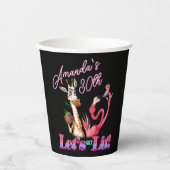 大人のカクテルを誕生日 紙コップ (正面)