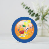 大人のカクテル夏の熱帯ハワイパーティー 招待状 (スタンド正面)