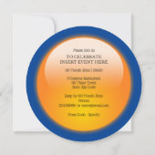 大人のカクテル夏の熱帯ハワイパーティー 招待状 (裏面)