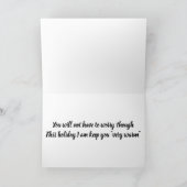 **大人のクリスマス応援**大人のみのカード カード (内部)