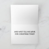 大人のクリスマス 「クリスマスに輝きを」 カード (内部)