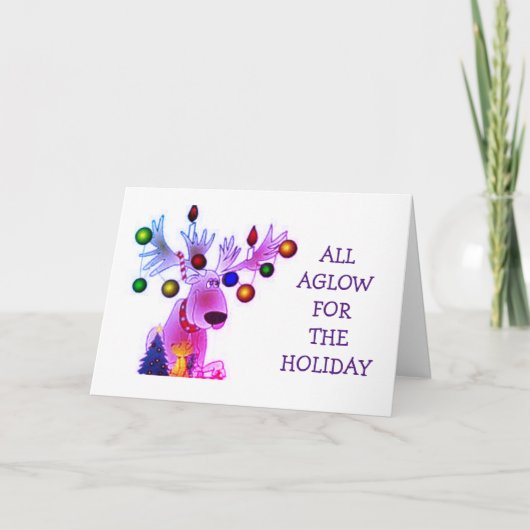 大人のクリスマス 「クリスマスに輝きを」 カード (正面)