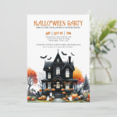 大人のコスプレパーティー ハロウィン 招待状 (スタンド正面)