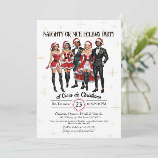 大人のサッシーいけなまたは素敵なクリスマスパーティー 招待状 (スタンド正面)