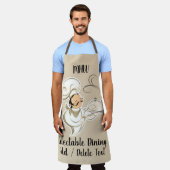 大人のシェフエプロン エプロン (着用した状態)