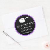 大人のスカウトメリットのバッジ:お前は料理した! ラウンドシール (封筒)