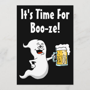 大人のハロウィンパーティーの時間だ、酒を飲もう 招待状