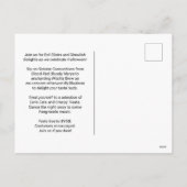 大人のハロウィンブルズとボースカクテルパーティー シーズンポストカード (裏面)