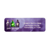 大人のハロウィンブルズとボースカクテルパーティー ラベル (正面)