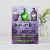 大人のハロウィンブルズとボースカクテルパーティー 招待状 (スタンド正面)