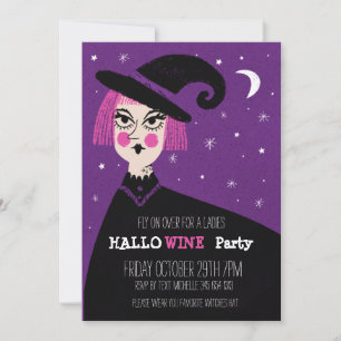 大人のハロウィンワインパーティー女子会 招待状