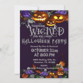 大人のハロウィン来に何か悪い 招待状 (正面)