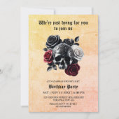 大人のハロウィーン誕生日に入りたくて 招待状 (正面)