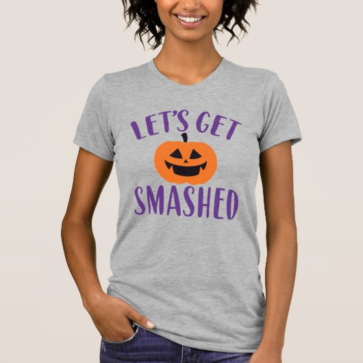 大人のハロウィーン | Let's Get Smash |カボチャ Tシャツ (正面)