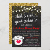 大人のバレンタインデーの招待状 招待状 (正面/裏面)